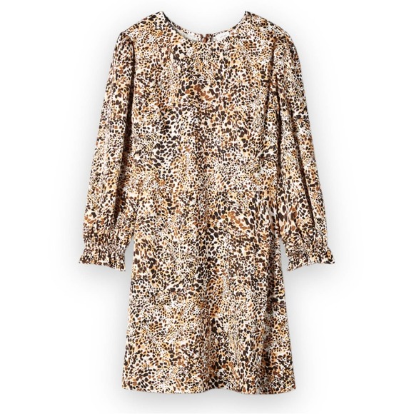 Wilfred Baroque Dress Leopard Size 2 - Picture 3 of 12